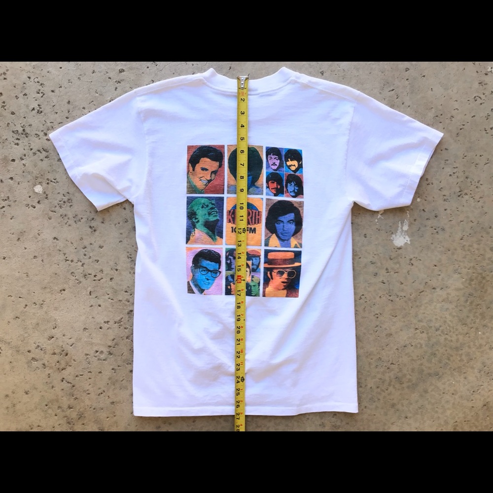 RARE Vintage 1980s K-Earth 101 The Beatles T-Shirt - Picture 7 of 8